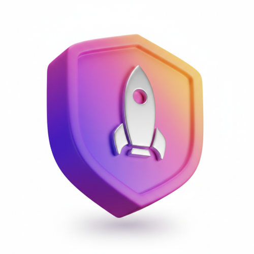 Priority Shipping shield icon