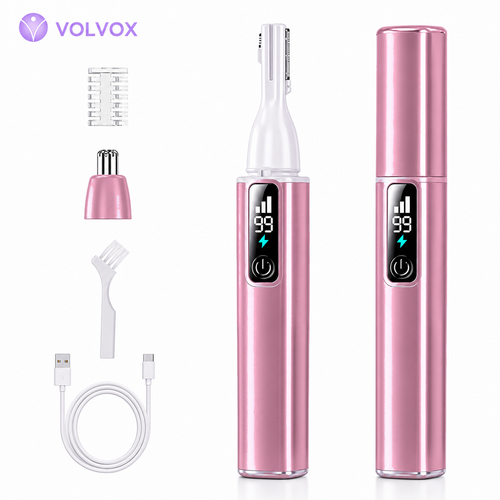 GlowTrim Pro 2-in-1 – Augenbrauen- und Nasenhaartrimmer (Gratisgeschenk)